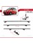 Fiat Panda 2 (169) 2003-2012 Arası ile Uyumlu Basıc Model Ara Atkı Tavan Barı Gri 3 Adet 5