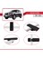 Nissan Patrol 6 (Y62) 2011-2024 Arası ile Uyumlu Basıc Model Ara Atkı Tavan Barı Siyah 2 Adet 4