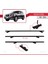 Nissan Patrol 6 (Y62) 2011-2024 Arası ile Uyumlu Basıc Model Ara Atkı Tavan Barı Siyah 2 Adet 5