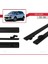 Ford Escape 3 2013-2019 Arası ile Uyumlu Basıc Model Ara Atkı Tavan Barı Siyah 2 Adet 3