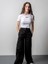 Kız Çocuk Fitilli Metal Yazılı Yarım Kollu Kaşkorse Crop 4