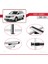 Dodge Journey 2008 ve Sonrası ile Uyumlu Basıc Model Ara Atkı Tavan Barı Gri 2 Adet 4