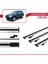 Jeep Grand Cherokee 2 (Wj) 1999-2004 Arası ile Uyumlu Basıc Model Ara Atkı Tavan Barı Gri 3 Adet 3