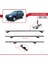 Jeep Grand Cherokee 2 (Wj) 1999-2004 Arası ile Uyumlu Basıc Model Ara Atkı Tavan Barı Gri 3 Adet 5