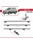 Bmw X5 (E53) 2000-2006 Arası ile Uyumlu Basıc Model Ara Atkı Tavan Barı Gri 3 Adet 5