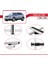 Cadillac Srx 2004-2016 Arası ile Uyumlu Basıc Model Ara Atkı Tavan Barı Gri 2 Adet 4