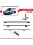 Citroen C-Crosser 2007-2012 Arası ile Uyumlu Basıc Model Ara Atkı Tavan Barı Gri 3 Adet 5