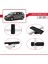 Toyota Sienna 3 (XL30) 2011-2020 Arası ile Uyumlu Basıc Model Ara Atkı Tavan Barı Siyah 2 Adet 4
