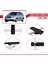 Skoda Fabia (6y) Combi 2000-2006 Arası ile Uyumlu Basıc Model Ara Atkı Tavan Barı Siyah 2 Adet 4