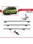 Chevrolet Spark (M300) 2009-2014 Arası ile Uyumlu Basıc Model Ara Atkı Tavan Barı Gri 2 Adet 5