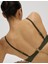 Şerit Detaylı Derin V Yaka Bikini Üstü 3