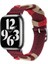 Watch 38MM Uyumlu Mbtm - Krd-97 Sarmal Örgü Tasarımlı Kordon-Kırmızı 1