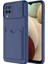 Galaxy A22 4g Kılıf ​mbtm Kartix Kapak-Lacivert 1