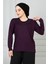 Kadın Mor Anne Penye Bluz Anneler Günü 1