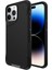 Apple iPhone 15 Pro Kılıf Mbtm Airbag Kenarlı T-Max Mat Standlı Kapak-Siyah 3