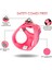 Air-mesh Harness Köpek Göğüs Tasması Neon Pembe 9