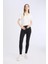 Yeni Sezon Jegging Yüksek Bel Bilek Boy Dar Paça Basic Düz Jean Pantolon 3