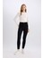 Yeni Sezon Jegging Yüksek Bel Bilek Boy Dar Paça Basic Düz Jean Pantolon 2