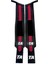Pro Wrist Wraps 2'li - Siyah Kırmızı 5