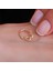 14 Ayar Altın Iç Içe Kıvrımlı Halka Tragus Piercing 1