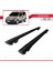 Citroen Nemo 3 (225) 2007-2017 Arası ile Uyumlu Hook Model Ara Atkı Tavan Barı Siyah 2 Adet 4