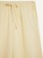 Yeni Sezon Coool Wide Leg Çizgili Normal Bel Keten Karışımlı Pantolon 2