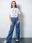 Kız Çocuk Oversize Köpek Baskılı Tasarım T-Shirt 3