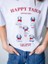 Kız Çocuk Oversize Köpek Baskılı Tasarım T-Shirt 4