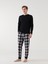 Yeni Sezon Standart Kalip Ekose Erkek Pijama Alt - S57589Z8 1
