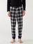 Yeni Sezon Standart Kalip Ekose Erkek Pijama Alt - S57589Z8 2
