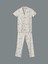 Yeni Sezon Gomlek Yaka Desenli Kadin Pijama Takimi - S5CC89Z8 5