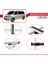 Volkswagen T5 Caravelle 2003-2015 Arası ile Uyumlu Basıc Model Ara Atkı Tavan Barı Gri 3 Adet 4