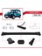 Peugeot Bipper 2008-2017 Arası ile Uyumlu Fly Model Ara Atkı Tavan Barı Siyah 3 Adet 3