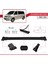 Volkswagen T5 Multivan 2003-2015 Arası ile Uyumlu Fly Model Ara Atkı Tavan Barı Siyah 4 Adet 3