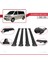 Volkswagen T5 Multivan 2003-2015 Arası ile Uyumlu Fly Model Ara Atkı Tavan Barı Siyah 4 Adet 4