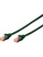 Cat 6 Sftp/pımf (Pairs In Metal Foil) Patch Kablosu, 0,5 Metre, Lszh, Awg 26, Yeşil Renk 1