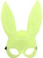 Karanlıkta Yanan Glow Floresan Tavşan Maskesi 32 x 22 cm 4