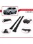 Ssangyong Rexton (Y290) 2012-2017 Arası ile Uyumlu Fly Model Ara Atkı Tavan Barı Siyah 2 Adet 4