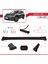 Nissan X-Trail 3 (T32) 2014-2021 Arası ile Uyumlu Fly Model Ara Atkı Tavan Barı Siyah 3 Adet 3