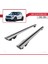 Mini Countryman (R60) 2010-2016 Arası ile Uyumlu Hook Model Ara Atkı Tavan Barı Gri 2 Adet 4