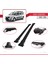 Dacia Logan 2 Mcv (K52) 2007-2012 Arası ile Uyumlu Fly Model Ara Atkı Tavan Barı Siyah 2 Adet 4