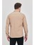Slim Fit Erkek Kot Gömlek Bej 6