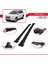 Toyota Rav4 Iıı (XA30) 2006-2012 Arası ile Uyumlu Fly Model Ara Atkı Tavan Barı Siyah 2 Adet 4