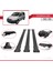 Volkswagen Caddy 3 (2k) 2003-2010 Arası ile Uyumlu Fly Model Ara Atkı Tavan Barı Siyah 3 Adet 4