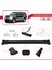 Mitsubishi Pajero (V60) 5 Kapı 1999-2006 Arası ile Uyumlu Fly Model Ara Atkı Tavan Barı Siyah 2 Adet 3