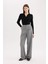 Yeni Sezon Klasik Kumaş Palazzo Pantolon Wide Leg Geniş Bol Paça Çift Cepli Yüksek Bel Standart Boy Basic Düz 4