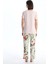 Yeni Sezon Bisiklet Yaka Cicekli Kadin Pijama Takimi - S5AH23Z8 4