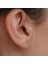 14 Ayar Altın Taşlı Hilal Tragus Piercing 2