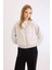 Yeni Sezon Coool Standart Fit Kapüşonlu Basic Düz Kanguru Cepli Fermuarlı Sweatshirt 3