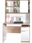 Adore Plus Üniteli Çekmeceli Çalışma Masası CMU-722-SD-1 Sonoma-Diamond Beyaz 3